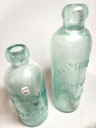 Philadelphia - c.  1880 - 1890 Hutch Sodas - Johnston / McGuckin,  Franz 2