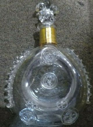Remy Martin Louis Xiii Champagne Cognac Crystal Bottle
