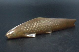 Japanese copper Fish paperweight ornament VG168 - 4 2
