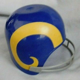 1974 Plastic Nfl Football Los Angeles Rams Helmet Laich