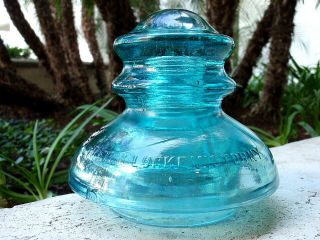 Exceptional - Fred M Locke Victor Ny Cd 289 Glass Power Insulator