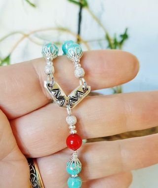 Turquoise Handmade Rosary First Nations Tribal Native American Catholic Gifts 3