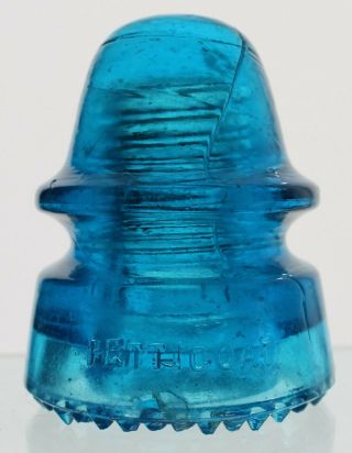 Milky Dark Electric Blue Cd 162 Hemingray Patented Petticoat Glass Insulator