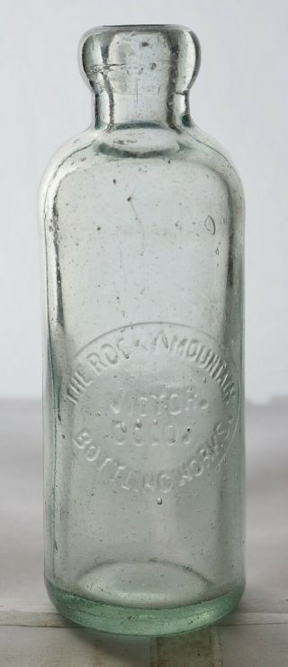 Old Hutch Hutchinson Soda Bottle – The Rocky Mountain Victor Co - Co0327