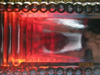 GLASS GRAPE RED ST.  DRAKES 6 LOG PLANTATION CABIN BITTERS 2