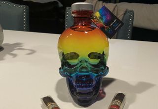 Crystal Head Vodka Rainbow Bottle Limited Edition Skull 750ml Pride