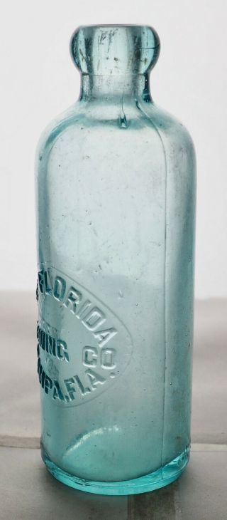 Old Hutch Hutchinson soda bottle – THE FLORIDA BREWING CO Tampa FL - FL0236 2