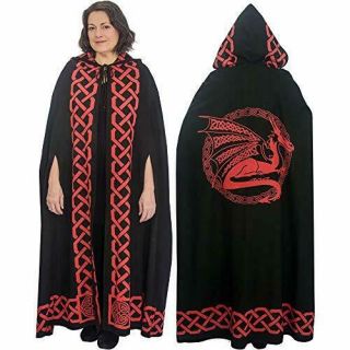 Ritual Cotton Cloak (dragon Red)