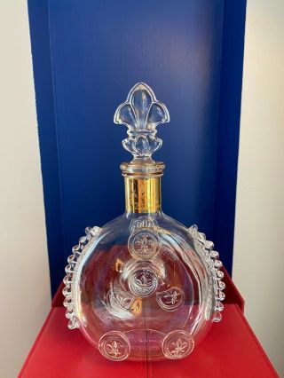 Louis Xiii Remy Martin Classic Decanter Empty Bottle Box Display Case
