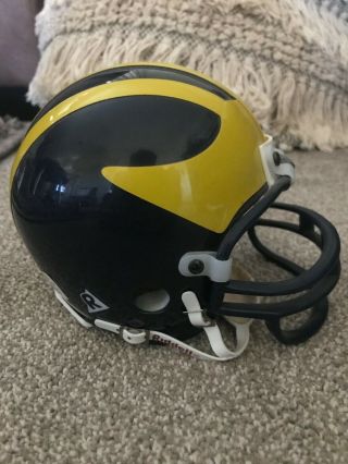 Ncaa Michigan Wolverines Riddell Football Mini Helmet