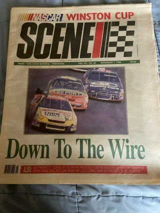 Nascar Winston Cup Scene - November 7,  1996 Down To The Wire - Gordon/labonte