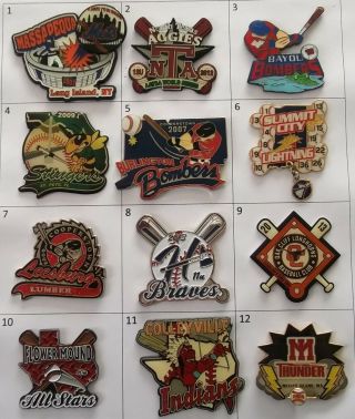 Little League Championship Cooperstown,  Minor Baseball Pin Your Choice O466