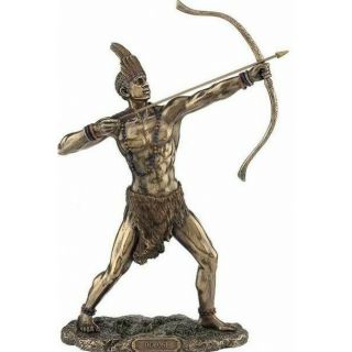 Orisha Ochosi God Of Hunting & Justice Yoruba African Statue Bronze Finish