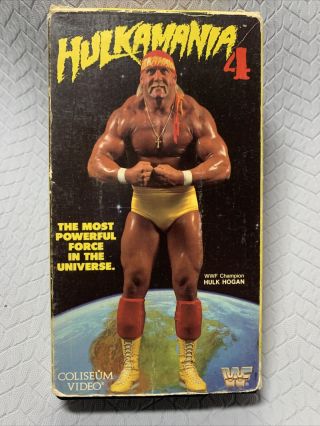 Wwf Wwe Vhs Hulkamania 4 Hulk Hogan Rare