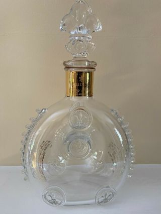Louis Xiii Remy Martin Cognac Empty Bottle - Baccarat