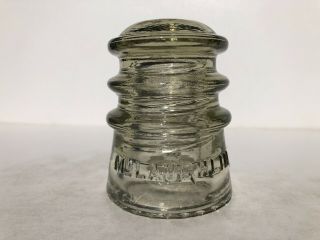 Mclaughlin Glass Insulator Cd 115 [030] In Clear