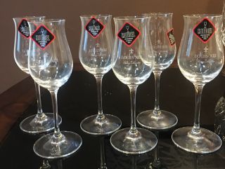 Set Of 6 Riedel Remy Martin Louis Xiii Tulip Glasses.  In Opened Box