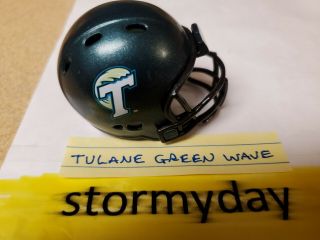Riddell Pocket Ncaa College Tulane Green Wave Football Helmet