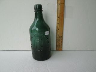 Antique Mineral Water Bottle Pt.  Bluegreen Congress&empire Spg.  N.  Y.  Nearmint