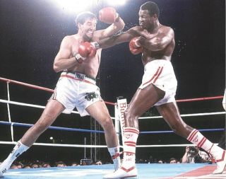 Gerry Cooney Vs Larry Holmes 8x10 Photo Boxing Picture