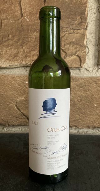 Opus One 2013 375ml Empty Bottle With Cork Napa Valley Red