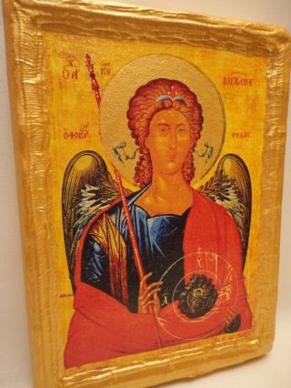 Saint Michael The Archangel ΑΡΧΑΓΓΕΛΟΣ ΜΙΧΑΗΛ Greek Orthodox Religious Icon 2