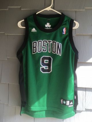 Adidas Rajon Rondo Boston Celtics Basketball Jersey Youth Large Green Kids Boys