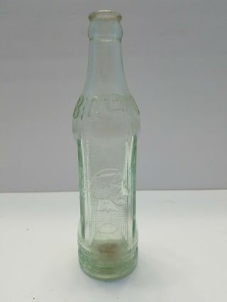 Antique Big Chief Bottle Green Bottled Plainview Texas Property Of Coca Cola