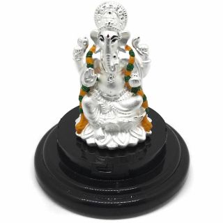 999 Pure Silver Ganesh Idol / Statue / Murti (figurine 23)