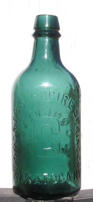 Awesome Congress & Empire Spring Co Saratoga Ny - Congress Water - Bottle