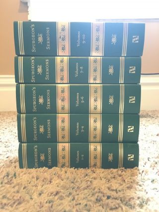 Charles Haddon Spurgeon’s Spurgeon Sermons,  Volumes 1 - 10 (5 Books)