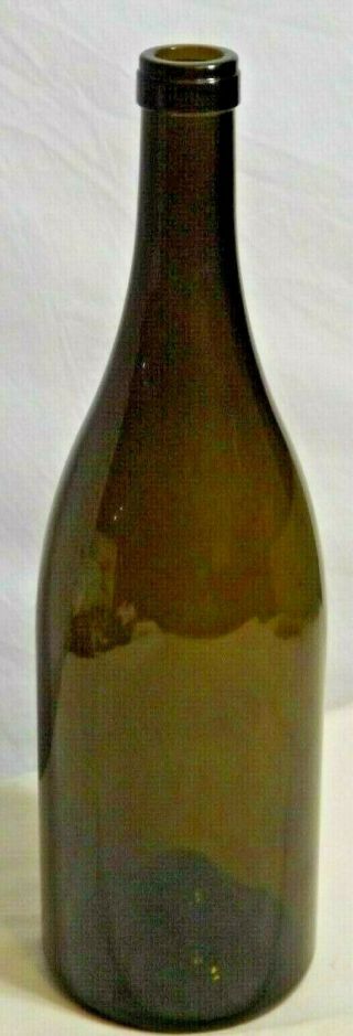 Wine Bottle Glass Champagne Dark Amber Empty 3 Liter Large