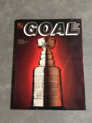 1980 Nhl Stanley Cup Playoffs Program Buffalo Sabres Vs Vancouver Canucks