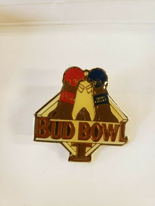 Vintage Bud Bowl 1 Pin [1989 Nfl Bowl Xxiii],  Rare Collector Commemorative