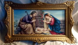 Holy Family Jesus Mary Joseph Framed Picture Print