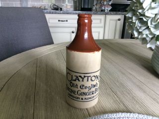 Clayton’s Stoneware Ginger Beer Bottle