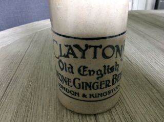 Clayton’s Stoneware ginger beer bottle 2