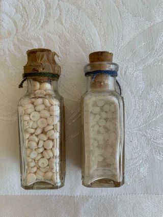 2 Antique Homeopathic Woodard Clarke & Co & Luytie ' s Pharmacy Medicine Bottles 3