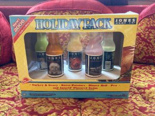 2006 Limited Edition Jones Soda Holiday Pack Thanksgiving Glass Pop