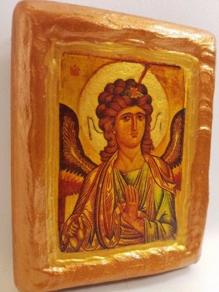 Saint Michael The Archangel Church Icon Ancestry Religious Name Plaque 2