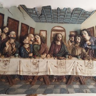 " The Last Supper " 3 - D Wall Hanging Plaque