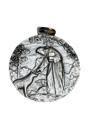 San Francesco La Basilica Wolf Medal 1.  25 St.  Francis Of Assisi - Franciscan