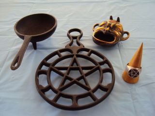 Halloween Samhain Witch Kit Wiccan Pentacle Sca Renaissance Festival Goth