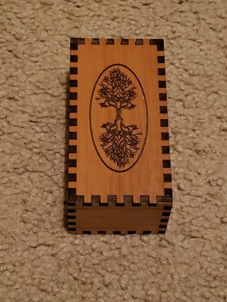 Rare 2010 Handcrafted 25 Nord Elder Futhark Cedar Rune Set Asatru