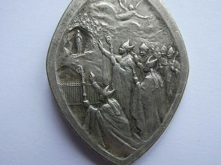 2021/15 Old Large Medal De Notre Dame De Lourdes (96)