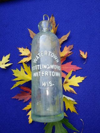 Watertown Wi Soda Bottle Pre 1900