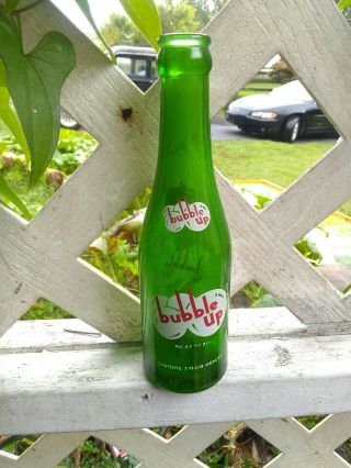 1947 Bubble Up Acl Soda Bottle,  Vess Cola Bott Co Asheville Nc 7 Oz.