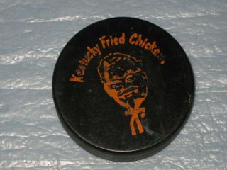 Colonel Sanders Kentucky Fried Chicken Kfc Advertising Puck Blank Back