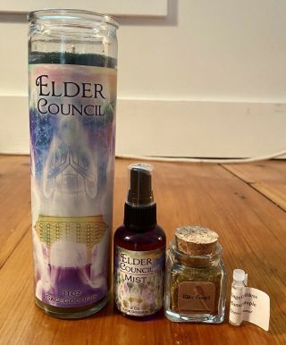 Elder Council Journeywork Incense,  Candle,  Mist From Sage Goddess