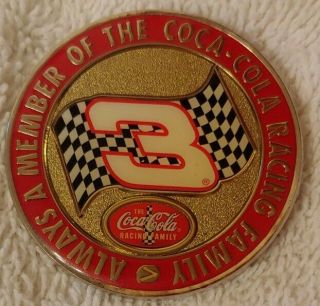 2005 Coca - Cola Racing 3 Nascar Family Coin Movie Gallery Dale Earnhardt Token